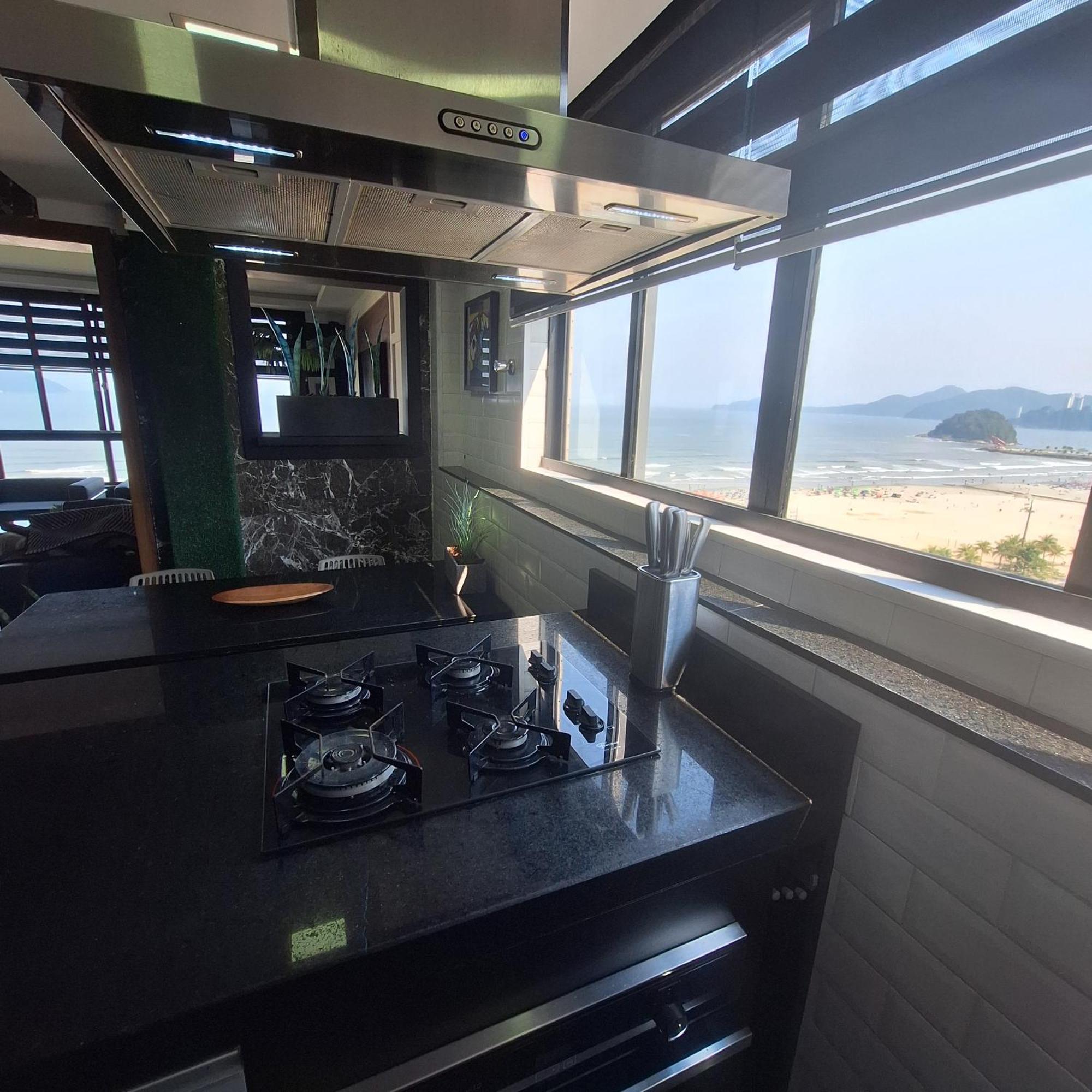 Apartamento Frente Mar Moderno 130M2 Santos  Dış mekan fotoğraf