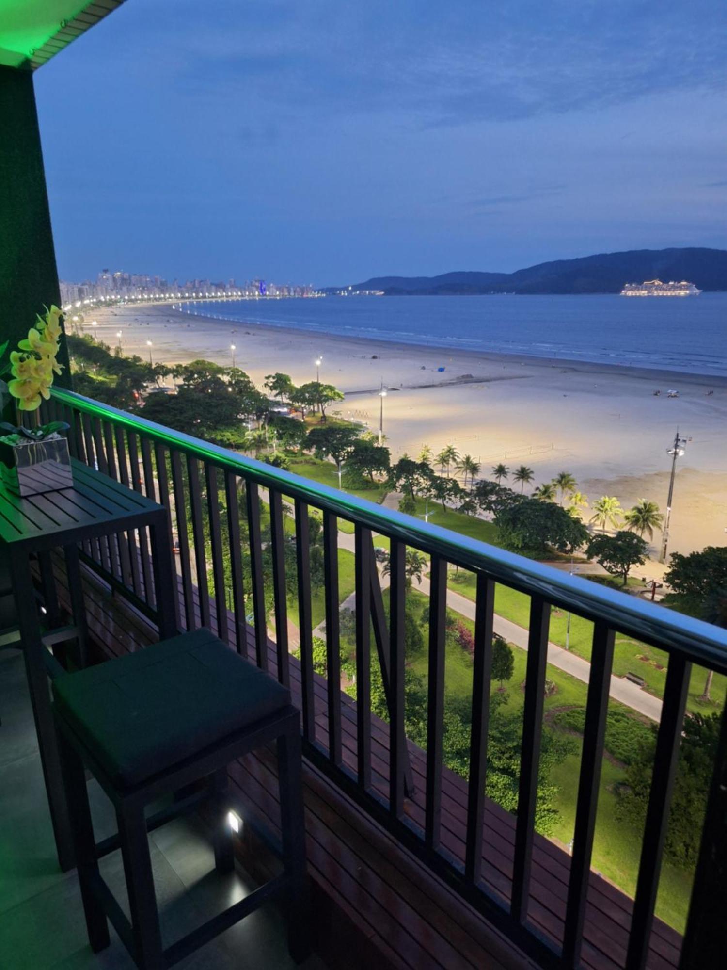 Apartamento Frente Mar Moderno 130M2 Santos  Dış mekan fotoğraf