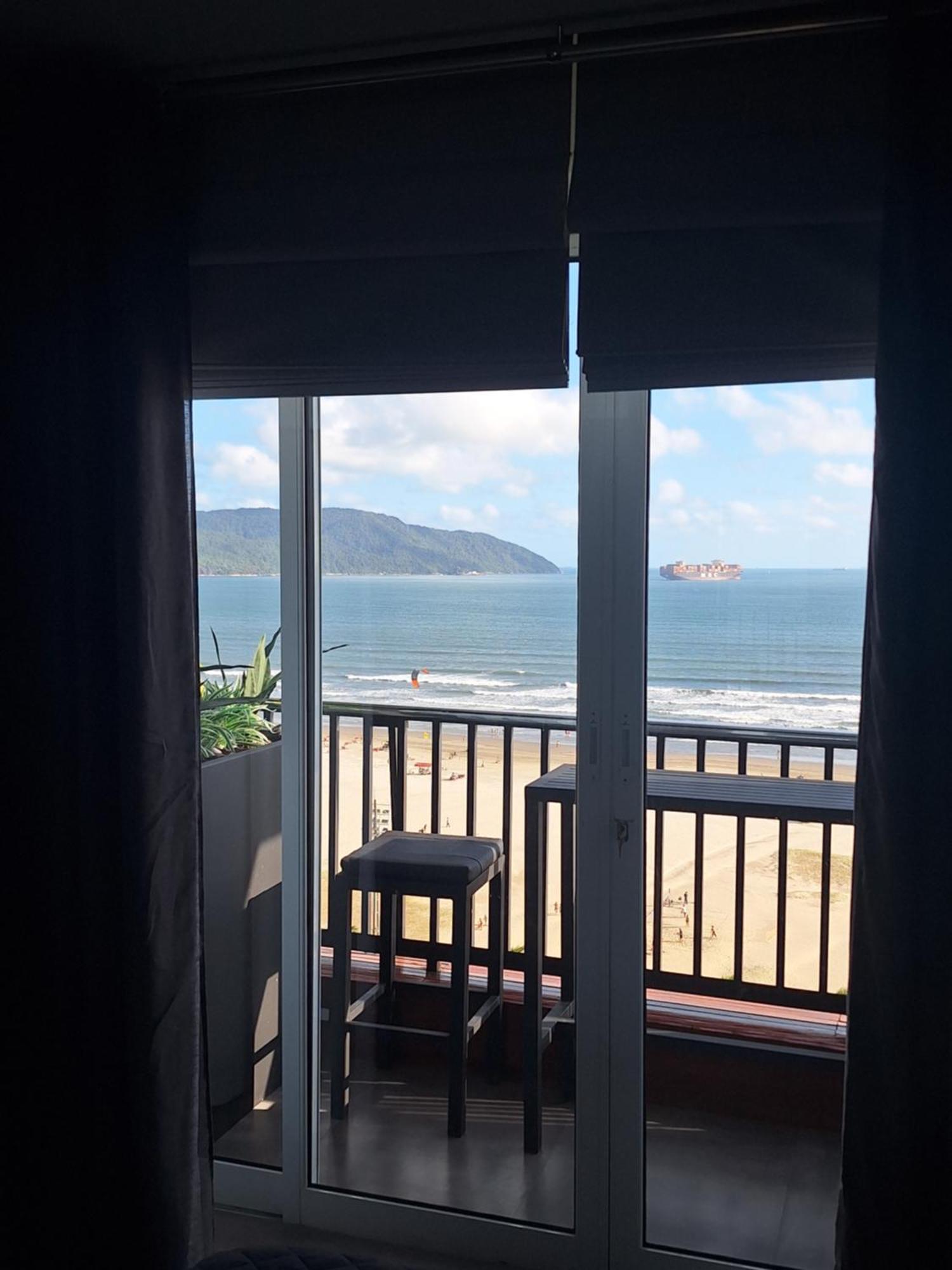 Apartamento Frente Mar Moderno 130M2 Santos  Dış mekan fotoğraf