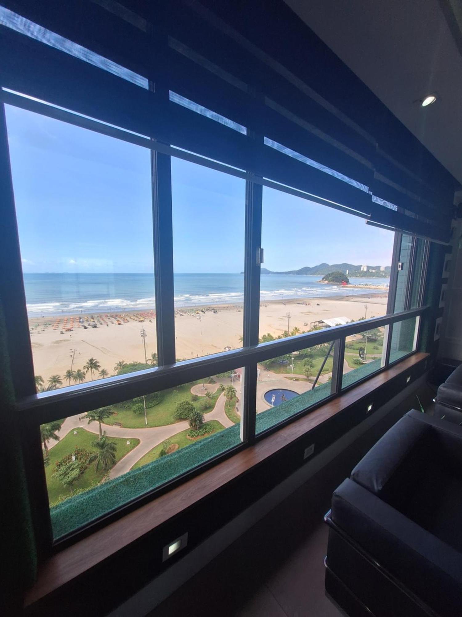 Apartamento Frente Mar Moderno 130M2 Santos  Dış mekan fotoğraf